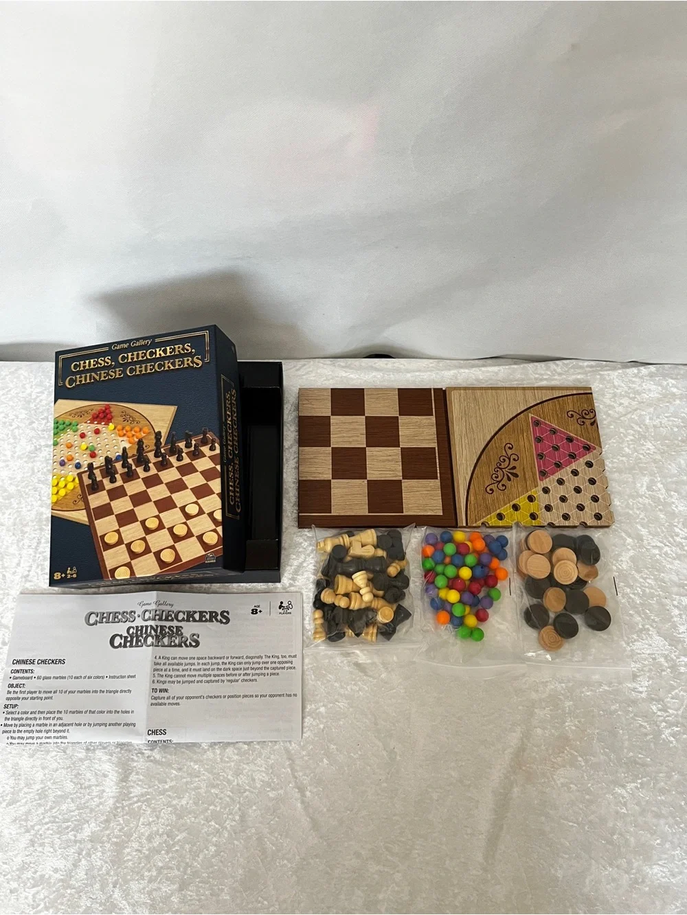 Game gallery Chess Checkers Chinese Checkers Board Game Age 8+ 2-6 Players
